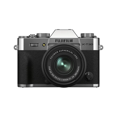 FUJIFILM X-T30 II con lente XC 15-45 mm OIS PZ (plata)