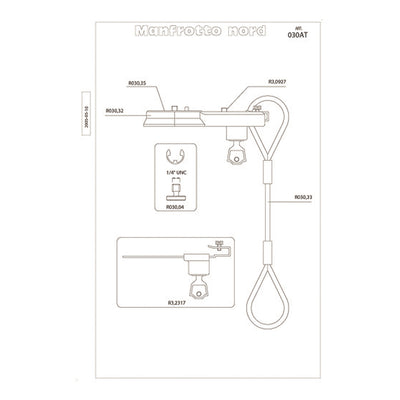 Repuestos Manfrotto 030AT