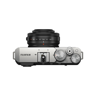 FUJIFILM X-E4 con lente XF 27mm f/2.8 R WR (plateada)