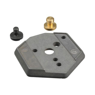 Manfrotto 030HAS Placa hexagonal de liberación rápida para cámaras Hasselblad