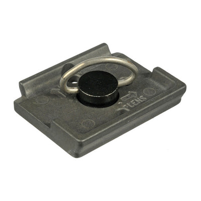 Manfrotto 200PL Placa de liberación rápida con tornillo de 1/4"-20 y adaptador de buje de 3/8"