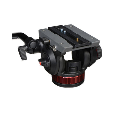 Manfrotto cabezal de vídeo 502AH Pro con base plana