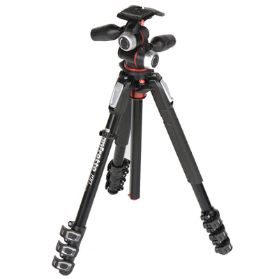 Manfrotto MK190XPRO4-3W Trípode de aluminio con cabezal giratorio/inclinable de 3 vías