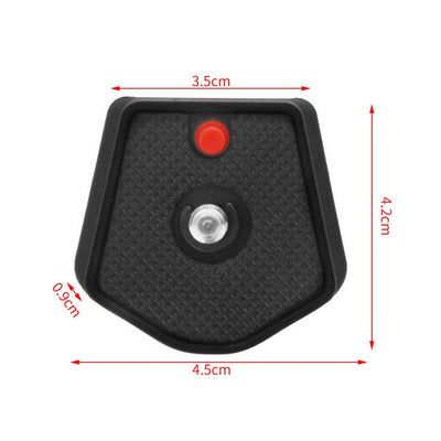 Manfrotto 785PL Placa de liberación rápida para cabezales de empuñadura de pistola Modo 785B y SHB