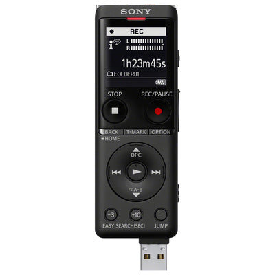 Grabadora de voz digital Sony ICD-UX570 (negra)