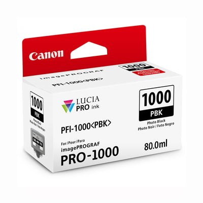 Canon PFI-1000 PBK LUCIA PRO (80 ml) Tanque de tinta negra fotográfica