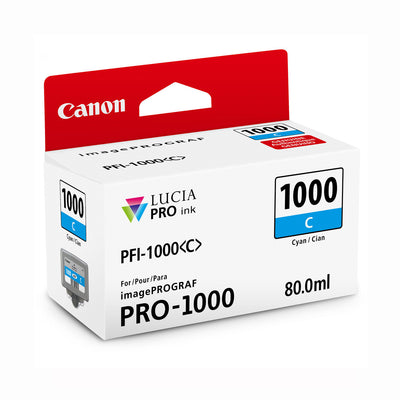 Canon PFI-1000 C LUCIA PRO (80 ml) Tanque de tinta cian
