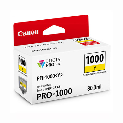 Canon PFI-1000 Y LUCIA PRO Amarillo (80ml) Tanque de tinta