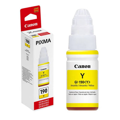 Canon GI-190 Botella de tinta MegaTank amarilla (70 ml)