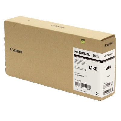 Canon PFI-1700 (700 ml) Tanque de tinta pigmentada negra mate