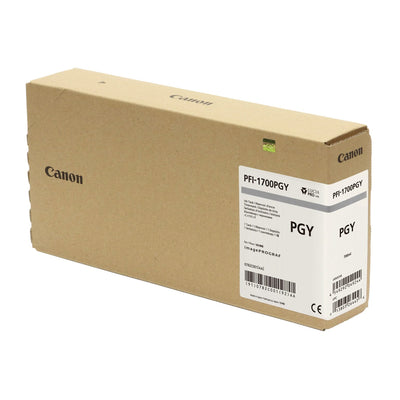 Canon PFI-1700 (700 ml) Tanque de tinta pigmentada gris fotográfica