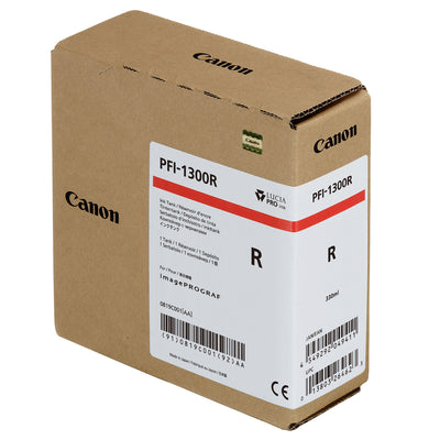 Canon PFI-1300 (330 ml) Tanque de tinta pigmentada roja