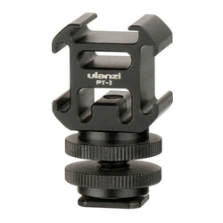 Soporte triple para zapata fría Ulanzi PT-3S