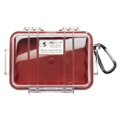 Estuche Pelican 1020 Micro (Rojo Transparente)