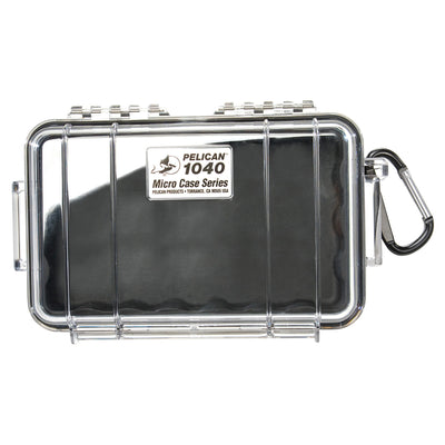 Pelican 1040 Micro Case (Negro Transparente con Forro de Color)