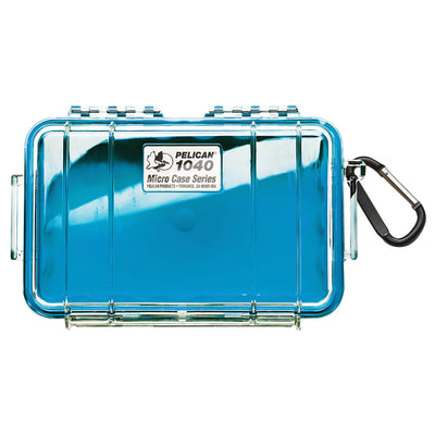 Pelican 1040 Micro Case (Azul Transparente con Forro de Color)