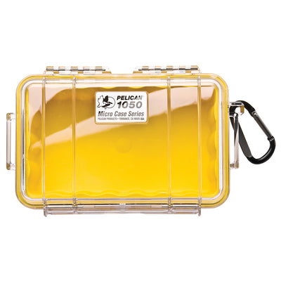 Pelican 1050 Clear Micro Case (Amarillo)