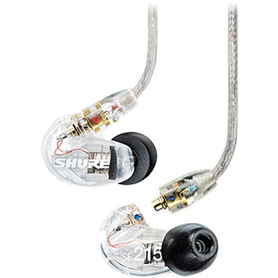 Auriculares con aislamiento de sonido Shure SE215 Pro (transparentes)