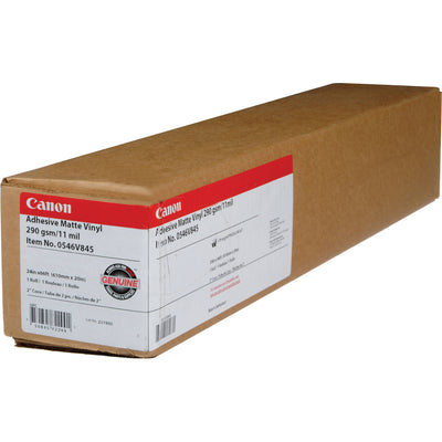 Vinilo adhesivo mate Canon (blanco, rollo de 24" x 60')