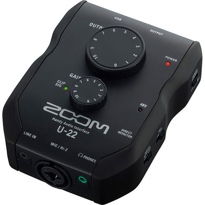 Interfaz de audio USB-B Zoom U-22