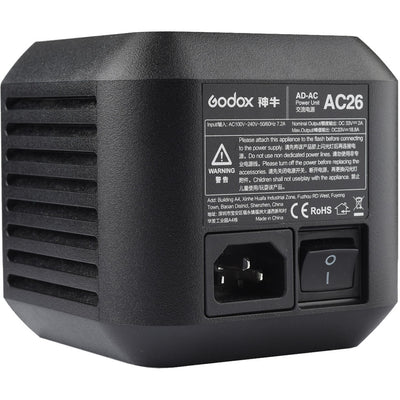 Adaptador de CA Godox para flash exterior AD600Pro Witstro