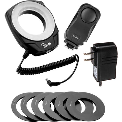 Luz anular LED para macrofotografía Godox RING48