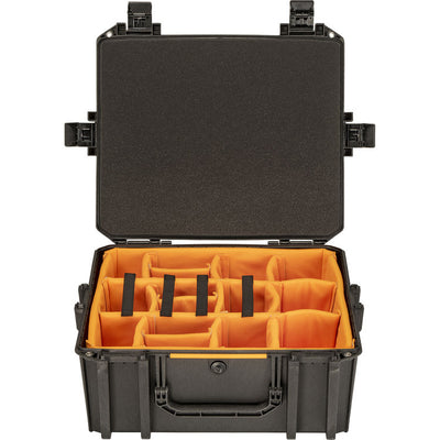 Maleta Pelican Vault V600 con separadores acolchados (Negra, 55.5 L)