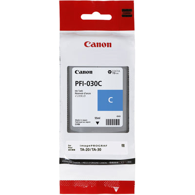 Tanque de tinta cian Canon PFI-030 (55 ml)