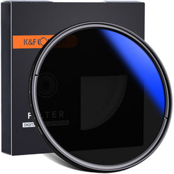 Filtro ND variable multicapa azul K&F Concept (58mm, de 1 a 8.6 pasos)