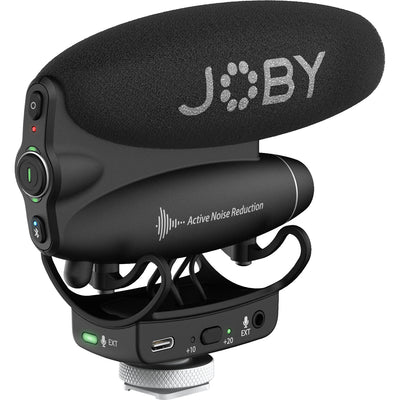 Micrófono de cañón híbrido analógico/USB JOBY Wavo PRO JB01715-BWW para cámara