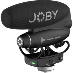 Micrófono de cañón híbrido analógico/USB JOBY Wavo PRO JB01715-BWW para cámara