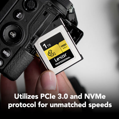 Tarjeta Lexar 1TB Professional CFexpress Tipo B Serie Oro