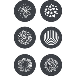 Juego de gobos Godox GP-GS2 para soporte de foco MG1200Bi (paquete de 6)