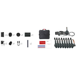 Sistema de intercomunicación inalámbrico Hollyland Solidcom C1 Pro-Hub8S ENC para 9 personas, dúplex completo, con concentrador (1.9 GHz)