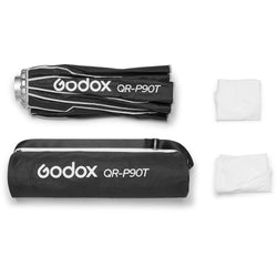 Softbox de montaje rápido Godox QRP90T con montura Bowens (35.4" / 90cm)