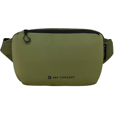 Bolsa bandolera para cámara K&F Concept Alpha (verde oscuro, 10 L)