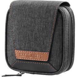 Estuche para filtros circulares K&F Concept de 4 compartimentos (hasta 95 mm)