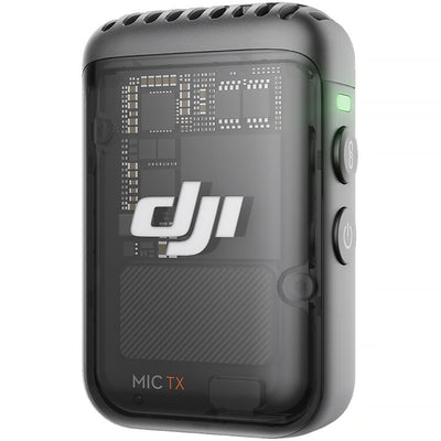 Transmisor/grabador con clip DJI Mic 2 con micrófono integrado (2.4 GHz, negro sombra)