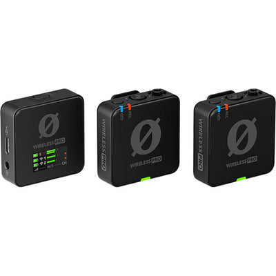 Sistema de micrófono/grabadora inalámbrico RODE Wireless PRO para dos personas con solapa (2.4 GHz)