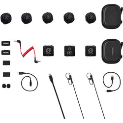 Sistema de micrófono/grabadora inalámbrico RODE Wireless PRO para dos personas con solapa (2.4 GHz)