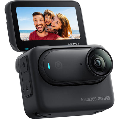 Paquete estándar de cámara de acción Insta360 GO 3S (128 GB, negro medianoche)