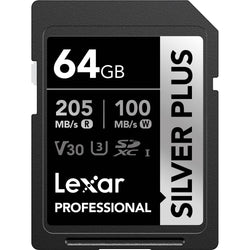 Lexar Professional SILVER PLUS UHS-I SDXC de 64GB tarjeta de memoria