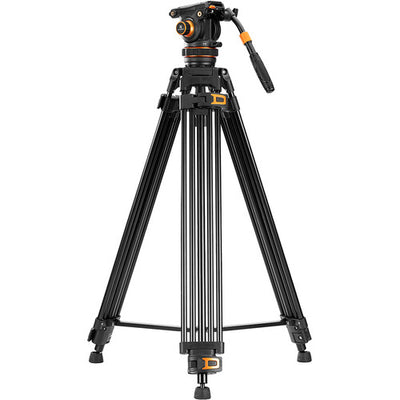 K&F Concept VA3 Heavy-Duty Aluminum Tripod with BV20 Fluid Head