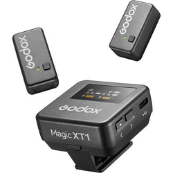 Sistema de micrófono inalámbrico Godox Magic XT1-C para 2 personas con adaptador USB-C (2.4 GHz)