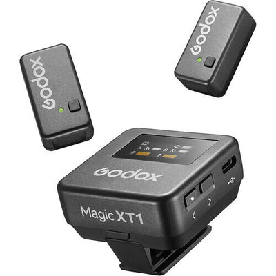 Sistema de micrófono inalámbrico Godox Magic XT1-C para 2 personas con adaptador USB-C (2.4 GHz)