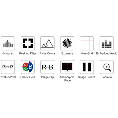 FeelWorld F5 Pro V4 Monitor de pantalla táctil IPS 4K HDMI de 6"