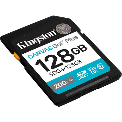 Tarjeta de memoria Kingston Canvas Go! Plus SDXC UHS-I de 128GB