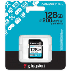 Tarjeta de memoria Kingston Canvas Go! Plus SDXC UHS-I de 128GB
