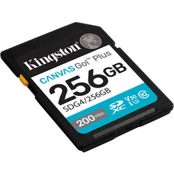 Tarjeta de memoria Kingston Canvas Go! Plus UHS-I SDXC de 256GB
