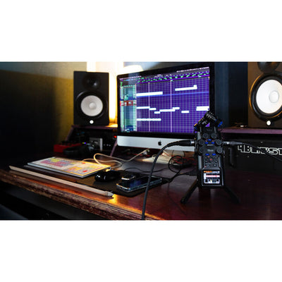 Grabadora práctica Zoom H6studio de 6 pistas con grabación de 32 bits flotantes